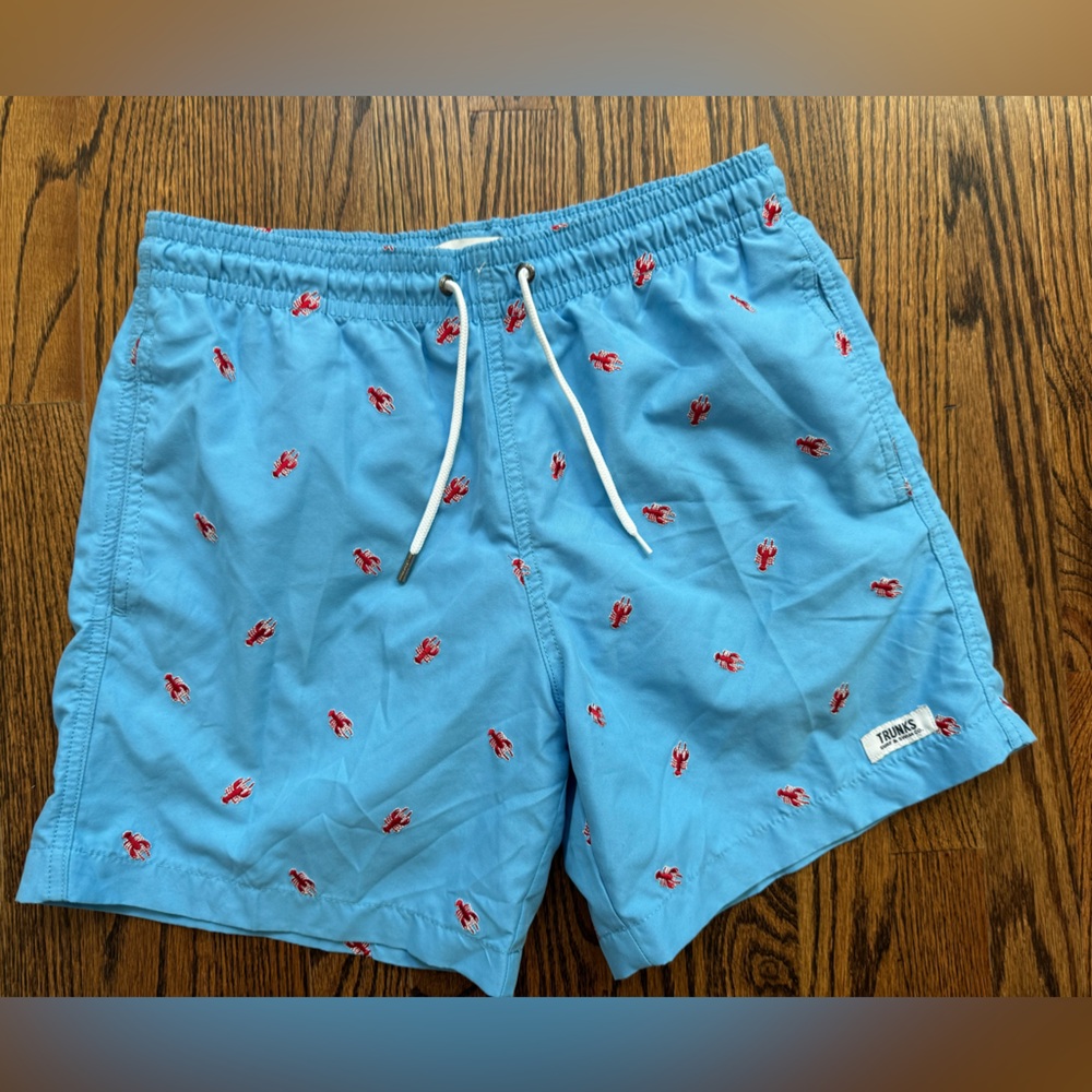 Men’s Trunks blue and red swimsuit size small